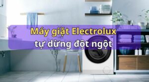 Máy giặt Electrolux tự dừng: Nguyên nhân và Cách khắc phục